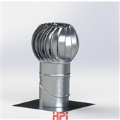 HPI Ventilační turbína komplet LOMANCO BIB 8 C červená